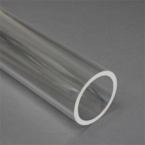 Nominal 1/4" ID x 1/2" OD x 1/8" Wall 96" Polycarbonate Round Tube Clear x2 