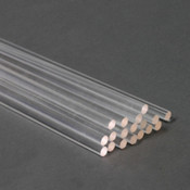 0.187 Diameter Clear Extruded Acrylic Rod at ePlastics