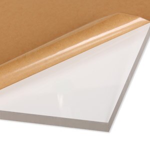 Acrylic Plexiglass Clear Plastic Sheet 1/2" x 12" x 12" Water Resistant 