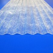 8 Oz Clear 501 Corrugated Fiberglass Sheet 52 X 96 2 1 2 X 1 2 Profile At Eplastics