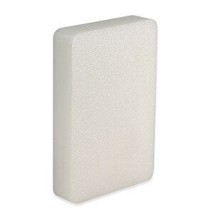 10 x 15 x 1/4 White Plastic (HDPE) Cutting Board - FDA/NSF/USDA