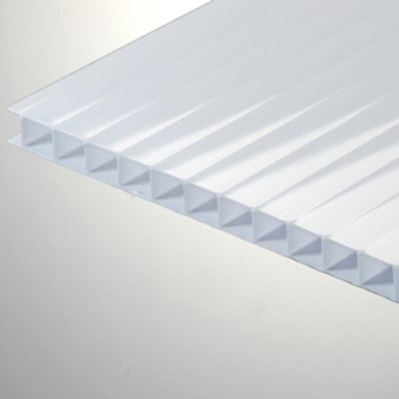 10mm x 48 x 96 white twinwall polycarbonate sheet at 