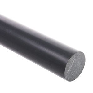 Rail 8" by 12" Inch Long Gray Color PVC Rod Plastic Polyvinyl Chloride Bar