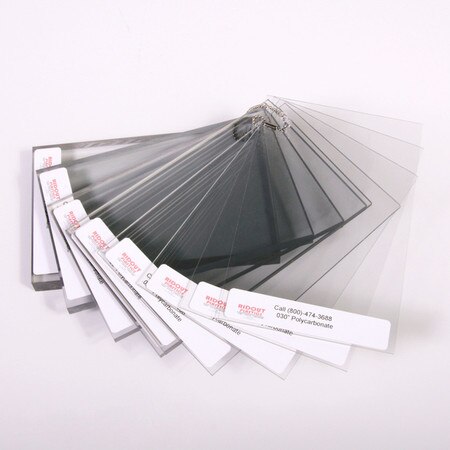 clear polycarbonate sample set