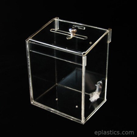 ValueLine 6.50x6.25x8 Lockable Collection Box at ePlastics