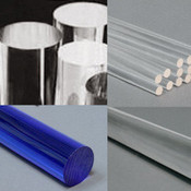 10MM X ONE METRE LONG LENGTHS OF PERSPEX ACRYLIC ROD PLASTIC BAR 5 ROD IN PACK 